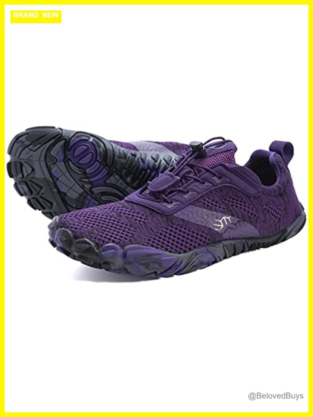 Women's Trail Running Barefoot Shoes Zero Drop Minimalist Knit Sneakers Cross